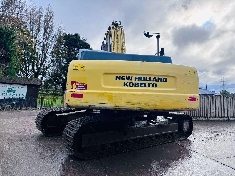 NEW HOLLAND KOBELCO E385 EXCAVATOR C/W ISUZU ENGINE & QUICK HITCH *VIDEO*