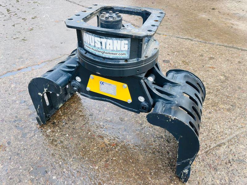 UNUSED MUSTANG GRP150 HYDRAULIC ROTATING SELECTOR GRAB *YEAR 2023* VIDEO *