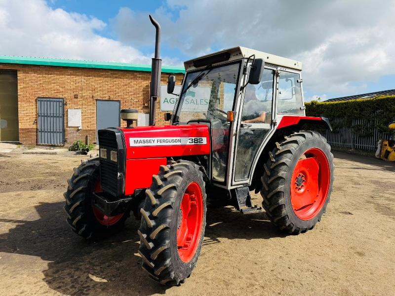 MASSEY FERGUSON 382 4WD TRACTOR*C/W REAR LINKAGE*VIDEO*