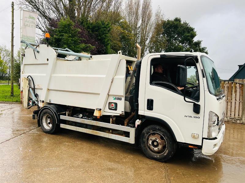 ISUZU EASY SHIFT N75.190 4X2 BIN LORRY *YEAR 2011* C/W FARID TIPPING GEAR *VIDEO*