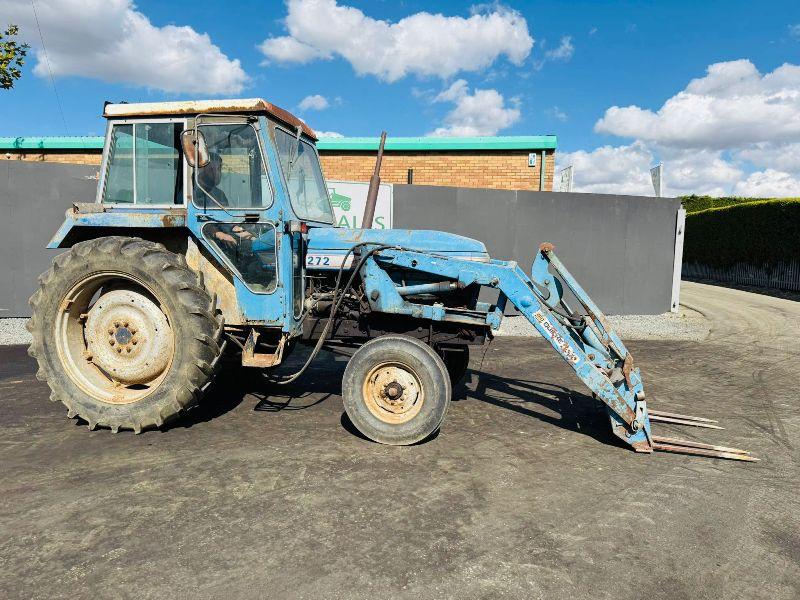 LEYLAND 272 TRACTOR*C/W POWER LOADER AND MUCKFORK*VIDEO*