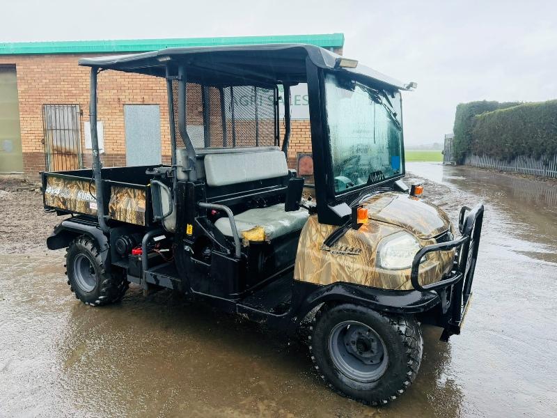 KUBOTA RTV 1140 CPX* C/W HYDRAULIC TIP*YEAR 2014*VIDEO*
