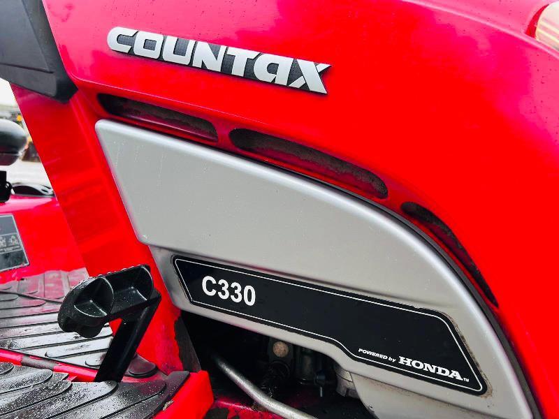 COUNTAX 330 RIDE ON MOWER *YEAR 2009* C/W COLLECTION BOX & HONDA ENGINE 