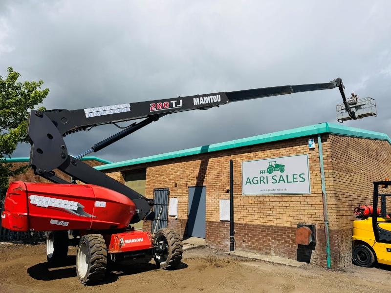 MANITOU 280TJ ARTICULATED BOOM LIFT*YEAR 2016*VIDEO*