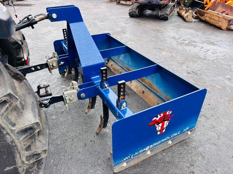 OXDALE BOX GRADER*TO SUIT TRACTOR*VIDEO*