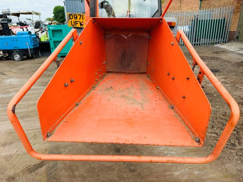 MDL POWER UP MOUNTED PTO DRIVEN WOOD CHIPPER*YEAR 2017*VIDEO*