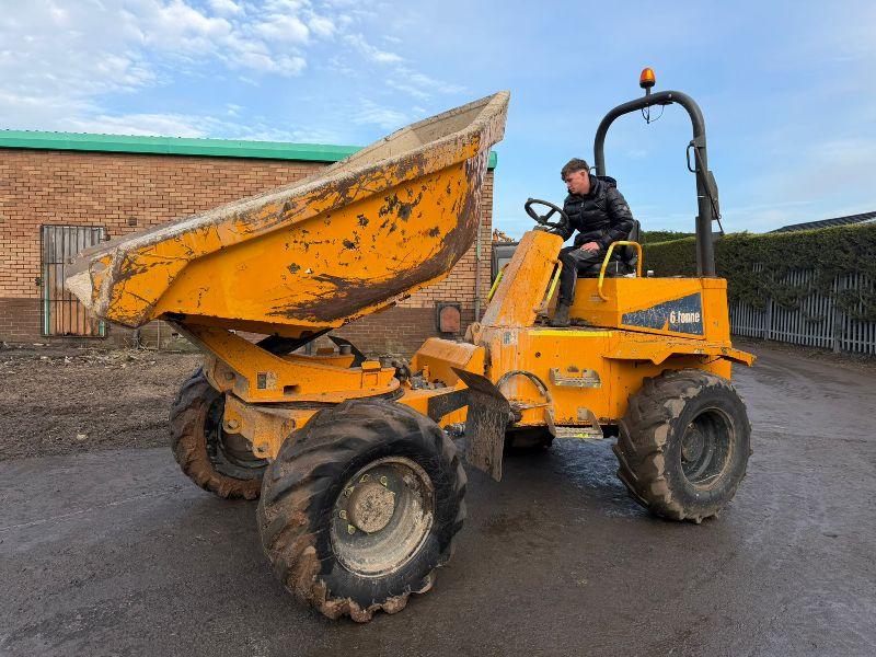 THWAITES MACH666 6 TONNE SWIVLE TIP DUMPER*3628 HOURS*VIDEO*
