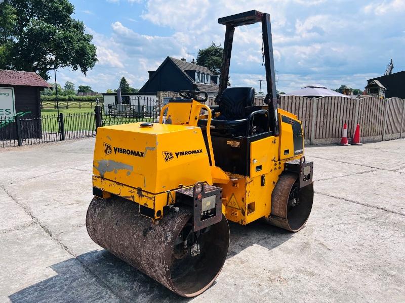 JCB VIBROMAX VMT280 DOUBLE DRUM ROLLER *685 HOURS* C/W ROLE BAR *VIDEO* 