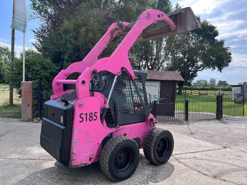 BOBCAT S185 4WD SKIDSTEER *YEAR 2009 HIGH LIFT* C/W BUCKET *VIDEO*