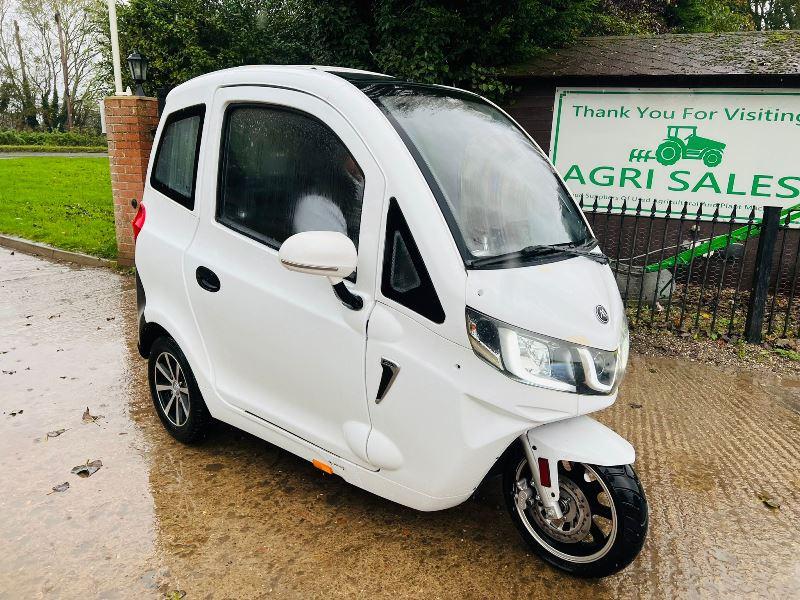 YINJIAN BATTERY POWERED TRICYCLE *YEAR 2021, ROAD REGISTERED* C/W TRAILER *VIDEO*