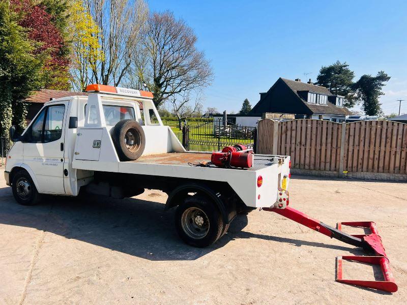 FORD TRANSIT 4X2 RECOVERY TRUCK *MOT'D TILL 16TH MAY* C/W EXTENDED SPEC LIFT *VIDEO*