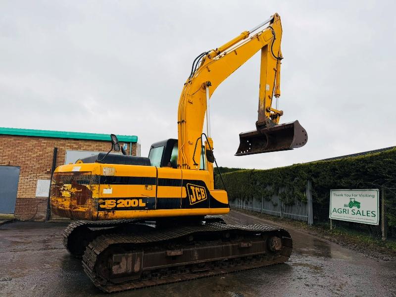 JCB JS200L EXCAVATOR*1 OWNER FROM NEW*C/W BUCKET*VIDEO*