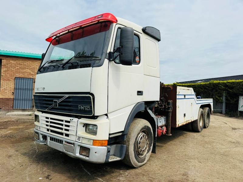 VOLVO FM12 RECOVERY SPEC LIFT*C/W HIAB 071A CRANE*VIDEO*