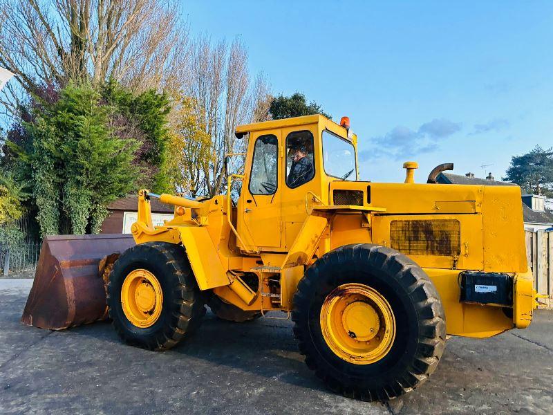 VOLVO LM846 4WD LOADING SHOVEL C/W BUCKET *VIDEO*