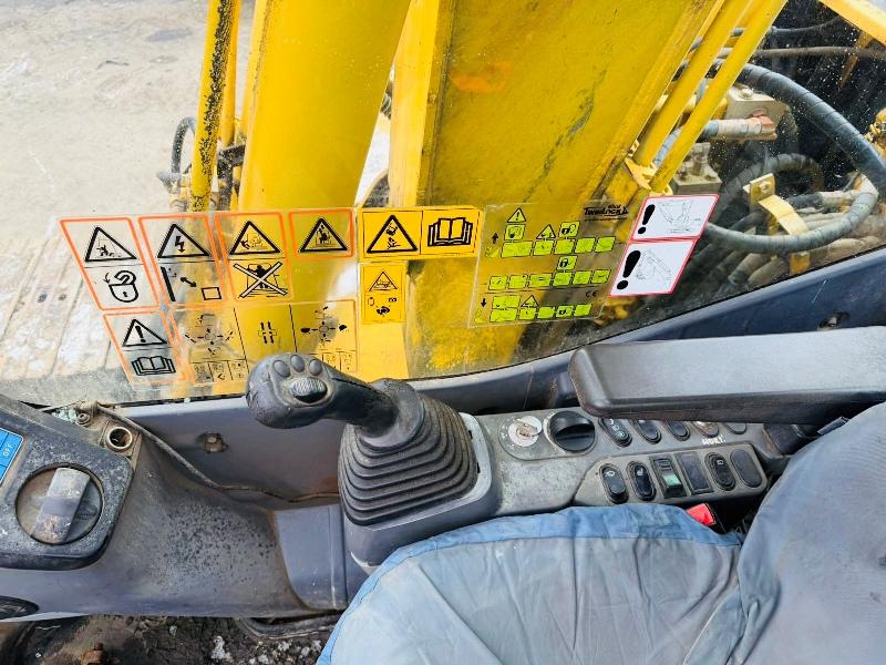 KOMATSU PC130 TRACKED EXCAVATOR*C/W QUICK HITCH*YEAR 2009*VIDEO*