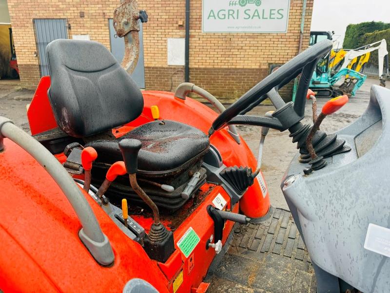 KIOTI CK27 4WD TRACTOR*C/W TURF TYRES*SPARES AND REPAIRS*VIDEO*