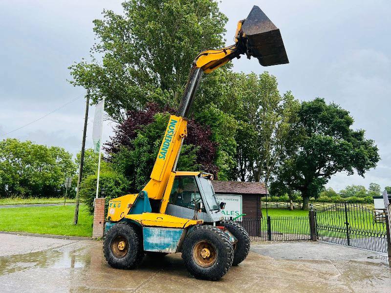 SANDERSON TL6MT 4WD TELEHANDLER C/W STRICKLAND BUCKET *VIDEO*