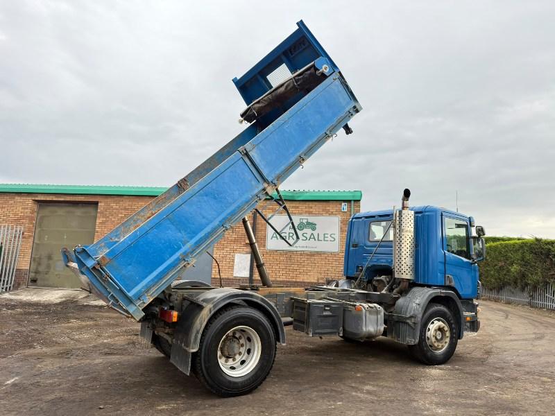SCANIA P94D 220 3 WAY TIPPER LORRY*C/W EASY SHEET*VIDEO*