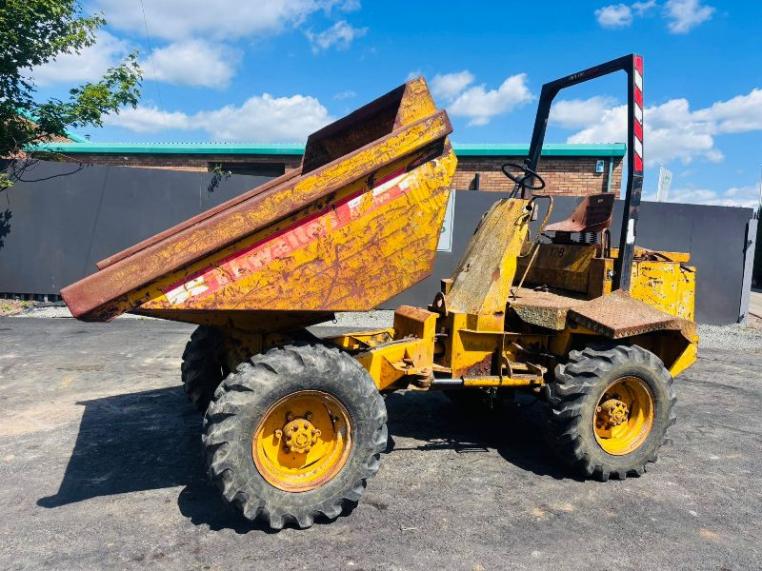 THWAITES 3 TONNE STRAIGHT TIP DUMPER*C/W PERKINS ENGINE* VIDEO*
