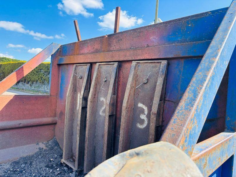 30 YARD HOOKLOADER BIN *C/W RAMPS AND REAR BARN DOORS*