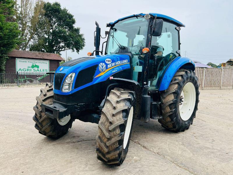 NEW HOLLAND T4-95 4WD TRACTOR *YEAR 2014, ONLY 2909 HOURS* VIDEO *