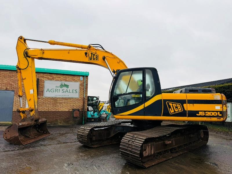 JCB JS200L EXCAVATOR*1 OWNER FROM NEW*C/W BUCKET*VIDEO*