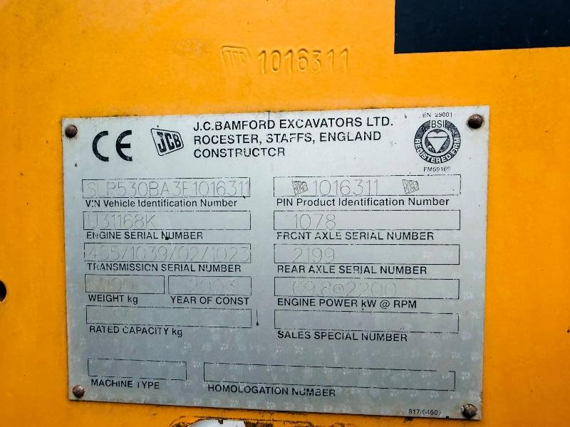 JCB 530-70 4WD TURBO TELEHANDLER*JOYSTICK CONTROLS*VIDEO*