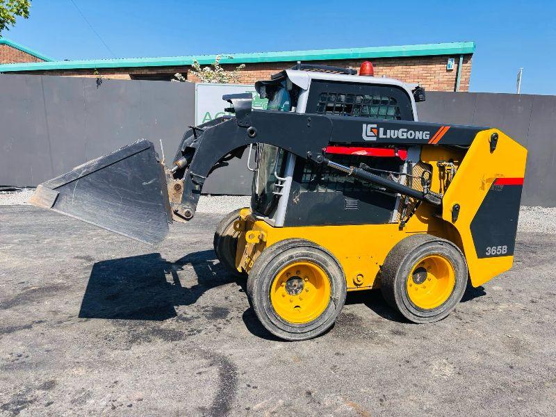 LIUGONG 365B SKIDSTEER *C/W BUCKET* 1 OWNER FROM NEW*YEAR 2016*VIDEO*
