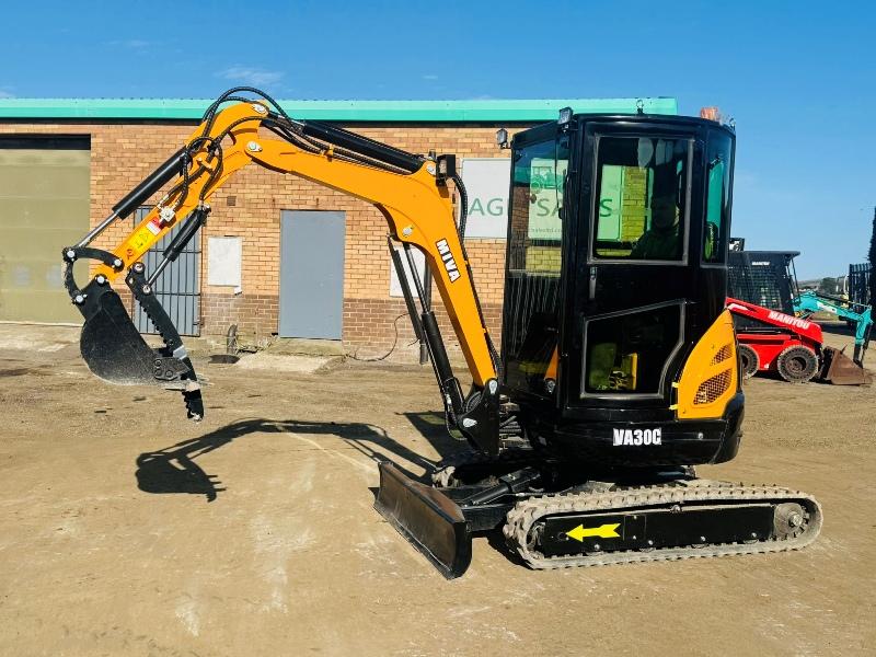 *NEW*MIVA 30C MINI EXCAVATOR*C/W BUCKET*YEAR 2025*VIDEO*