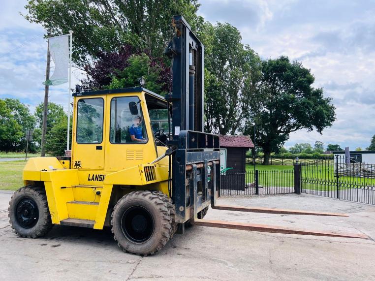 LANCING HENLEY 7/12 DIESEL FORKLIFT C/W SIDE SHIFT *VIDEO*