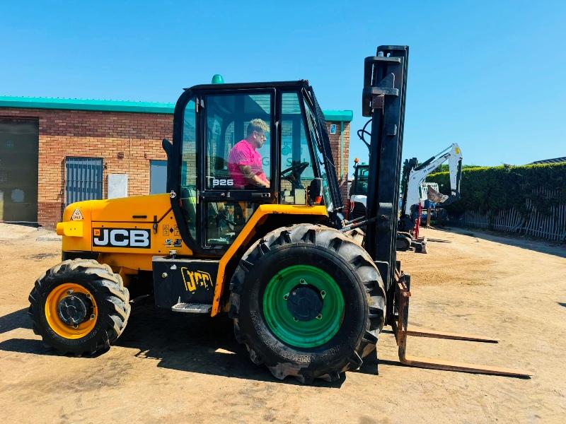 JCB 926 ROUGH TERRAIN FORKLIFT*YEAR 2013*3583 HOURS*VIDEO*