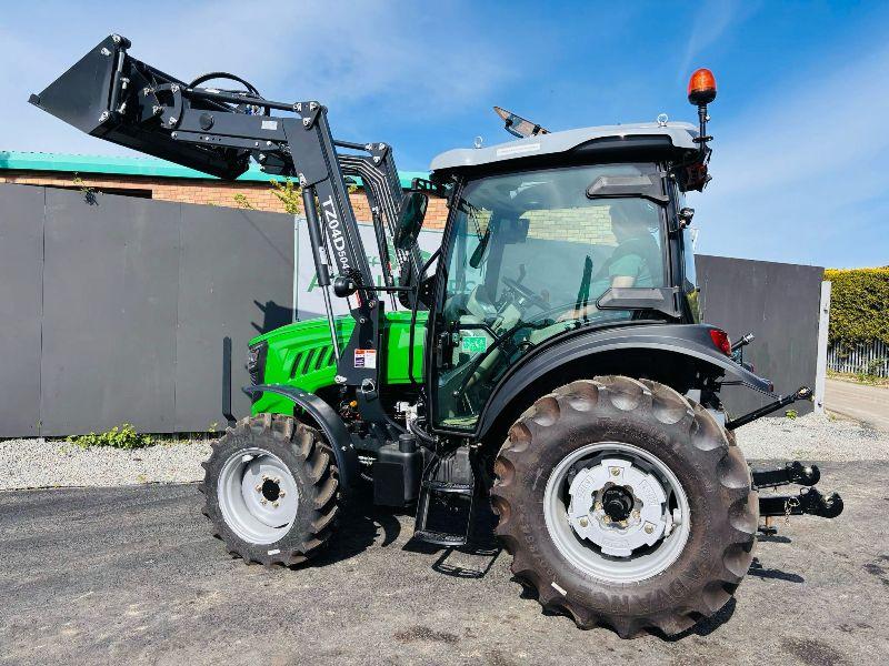 NEW *UNUSED*SIROMER TZ04D FRONT LOADER TRACTOR *C/W LOADER AND 3 IN 1 BUCKET*VIDEO*