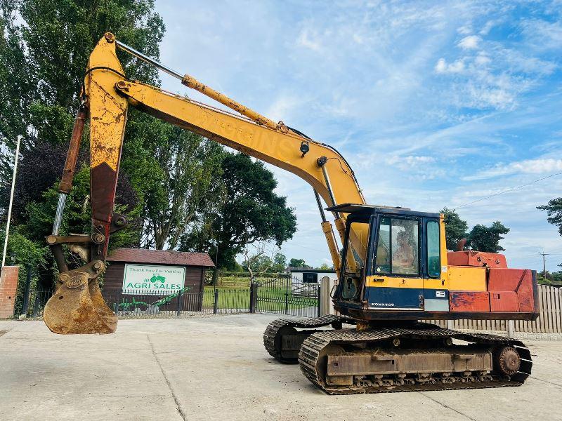 KOMATSU PC210-3 TRACKED EXCAVATOR C/W BUCKET 
