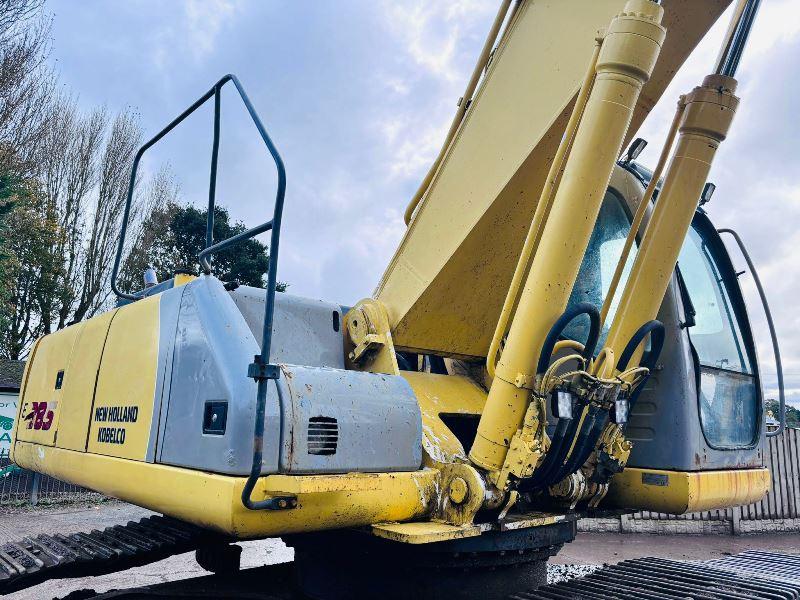 NEW HOLLAND KOBELCO E385 EXCAVATOR C/W ISUZU ENGINE & QUICK HITCH *VIDEO*