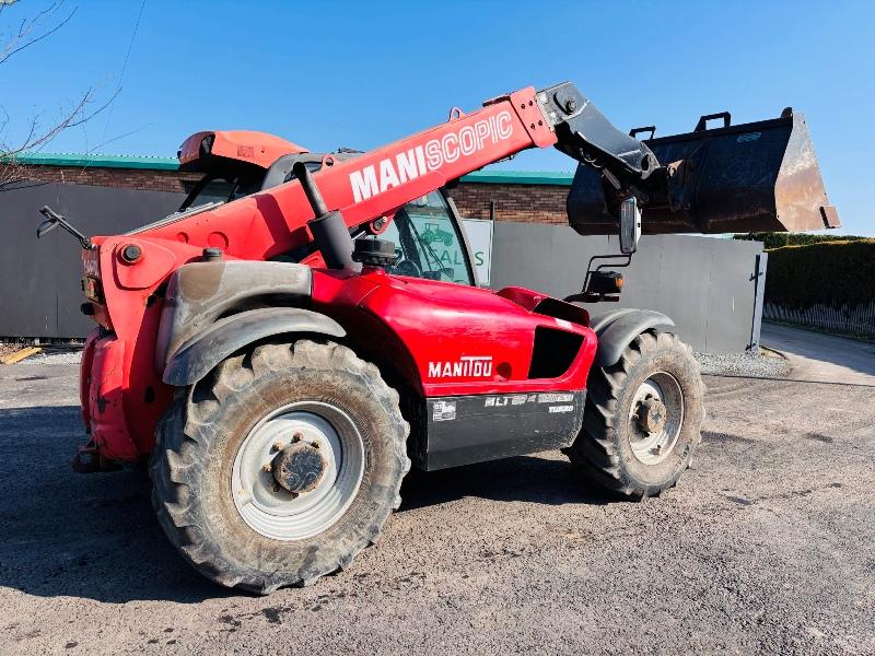 MANITOU MLT 634 TELEHANDLER *C/W BUCKET AND PALLET TINES*VIDEO*