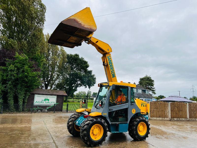 SANDERSON TL6MT 4WD TELEHANDLER *ONLY 2515 HOURS* C/W BUCKET 