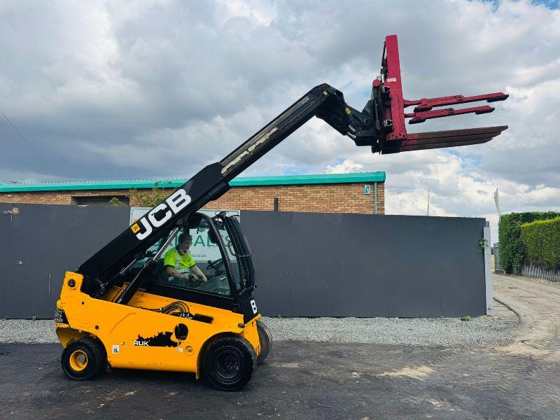 JCB 35D TELETRUK*YEAR 2017* C/W HYDRAULIC BAIL GRAB*VIDEO*