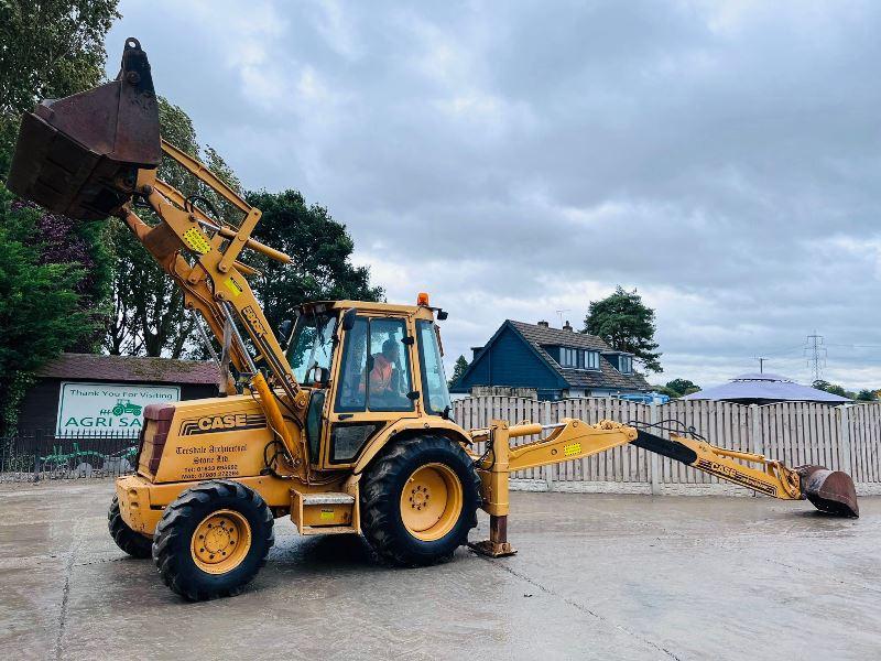 CASE 580SK 4WD BACKHOE DIGGER C/W EXTENDING DIG & 2 X BUCKETS *VIDEO*