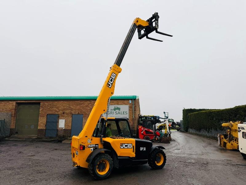 JCB 525-60 HI VIZ TURBO TELEHANDLER*YEAR 2019*C/W PALLET TINES*VIDEO*