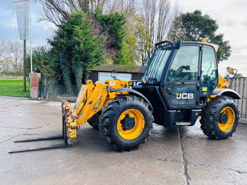 JCB 531-70 4WD TURBO TELEHANDLER *YEAR 2013* C/W PALLET TINES *VIDEO*