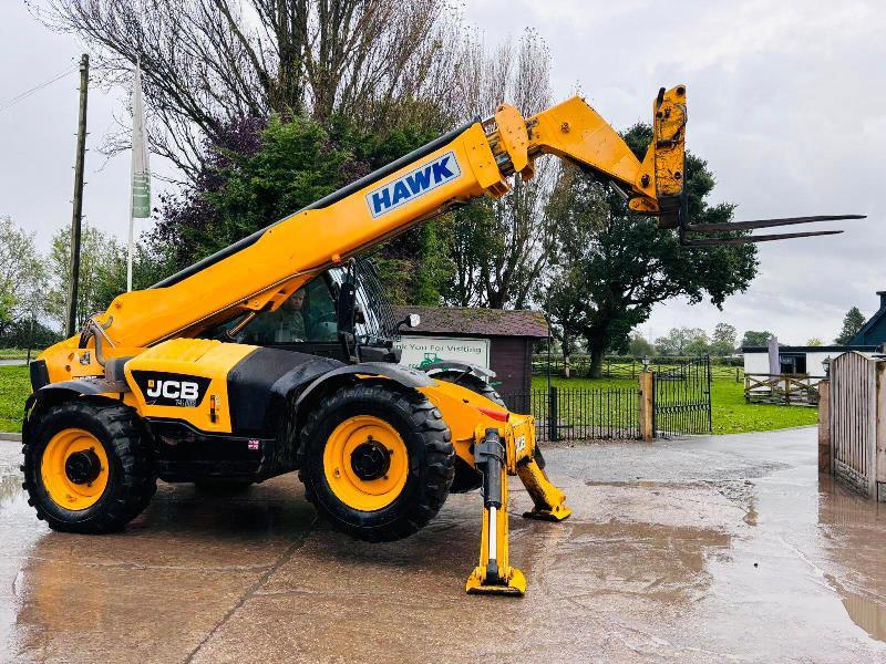 JCB 535-140 HI VIZ 4WD TELEHANDLER *YEAR 2014, 14 METER REACH* C/W TINES *VIDEO*