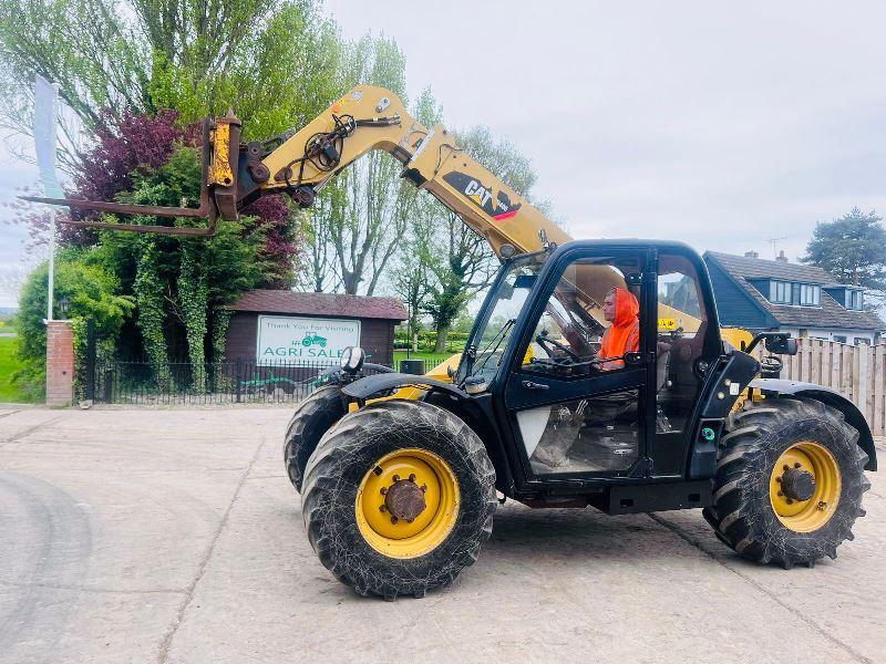 CATERPILLAR TH406AG 4WD TELEHANDLER *AG-SPEC , YEAR 2012* C/W PALLET TINES *VIDEO*