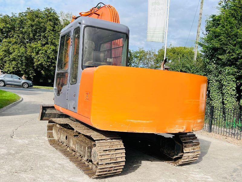 HITACHI EX60-3 TRACKED EXCAVATOR C/W BUCKET & BLADE *VIDEO*