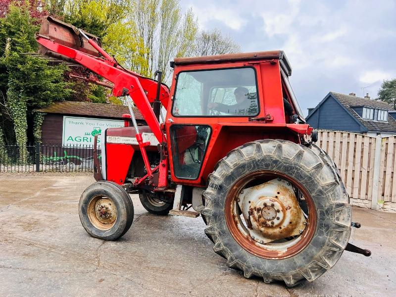 MASSEY FERGUSON MF590 TRACTOR C/W FRONT LOADER & MUCK FOLKS *VIDEO*