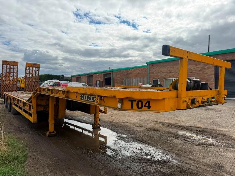 KING LOW LOADER TRAILER*C/W RAMPS & WINCH*VIDEO*