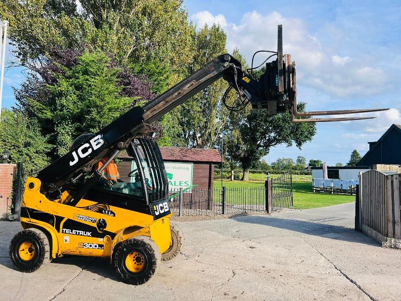JCB TLT30D 4WD TELETRUCK *YEAR 2015* C/W HYDRAULIC TURN TABLE & TINES *VIDEO*