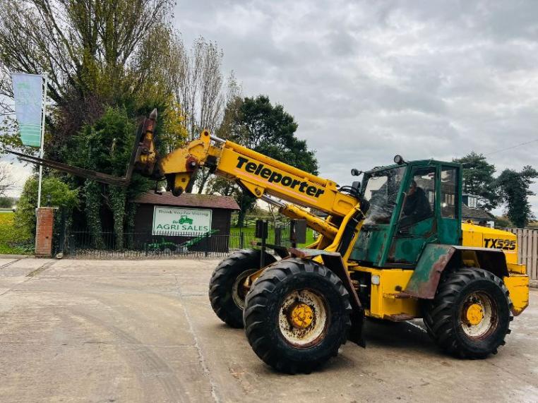 SANDERSON TX525 4WD TELEHANDLER C/W PIN AND CONE HEAD STOCK 