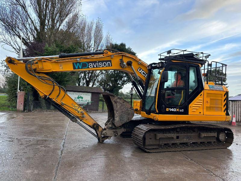 JCB 140XLC TRACKED EXCAVATOR *YEAR 2020, 3774 HOURS* C/W QUICK HITCH *VIDEO*