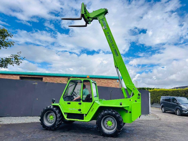 MERLO P60.10 EV TELEHANDLER*C/W PALLET TINES*VIDEO*