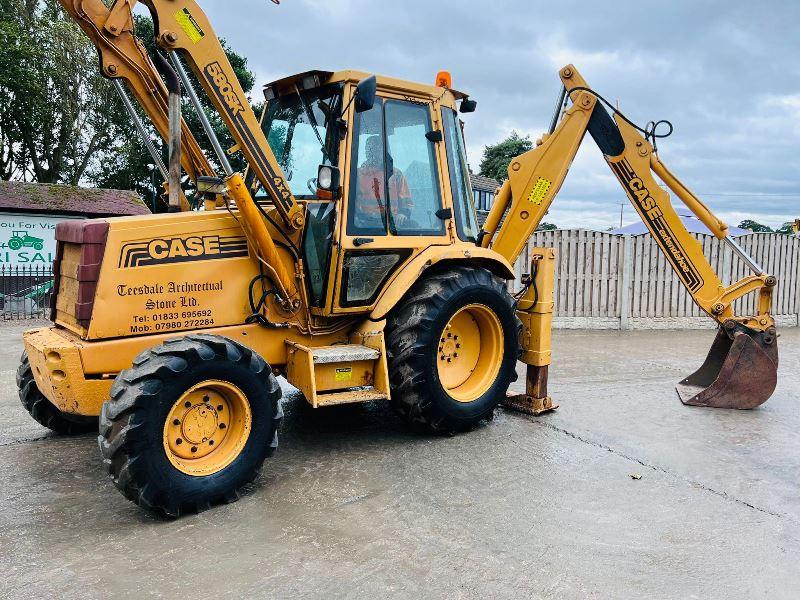 CASE 580SK 4WD BACKHOE DIGGER C/W EXTENDING DIG & 2 X BUCKETS *VIDEO*